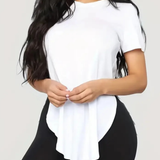 Camiseta Larga Plus Size Aveline