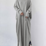 Vestido Largo de Invierno Sofía™ con Mangas Largas