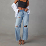 Jeans Desgastados Lavado Claro Savona