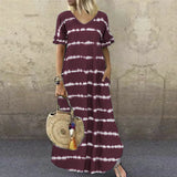 Vestido Largo Koral™ con Cuello en V para Primavera/Verano