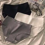 Conjunto de Panties de Algodón Acanalado Serene