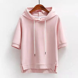 Sudadera con Capucha de Manga Corta Maison