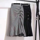 Falda Trompeta Houndstooth La Rue