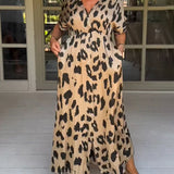 Vestido Largo Leopardo