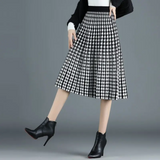 Falda Midi Houndstooth Monroe