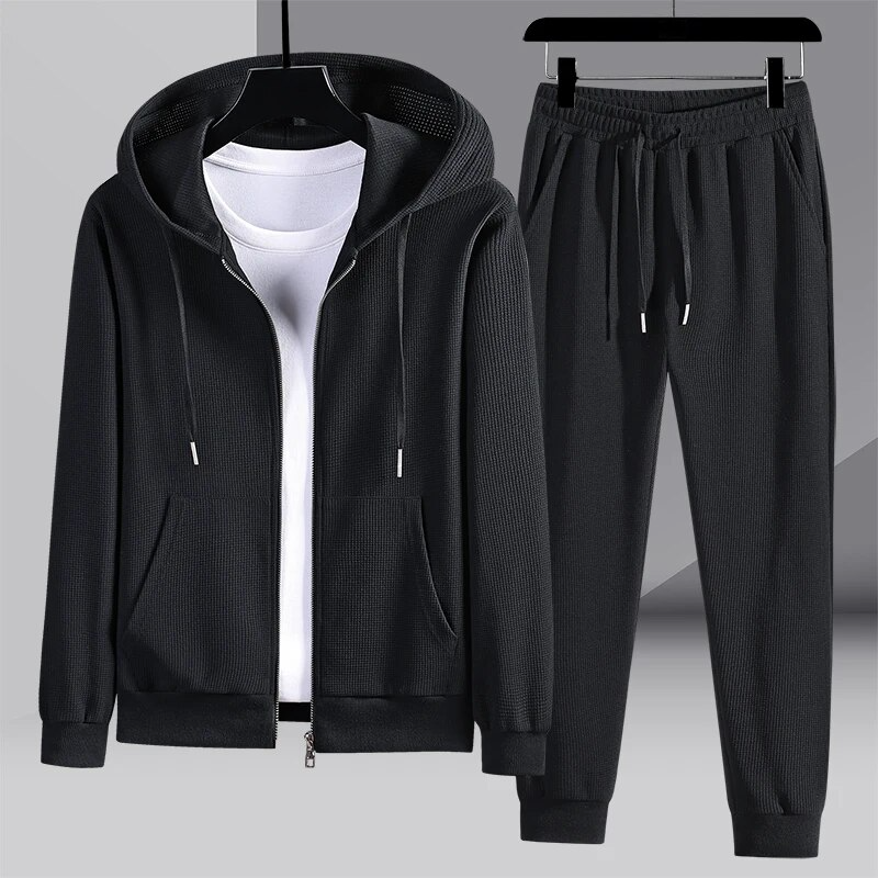 Conjunto de Ropa de Casa de Tejido de Waffle