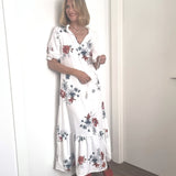 Vestido Largo Dúnia™ con Estampado y Volantes