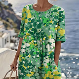 Vestido Midi Floral Suelto Elena
