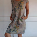 Vestido Cómodo Annelin™ con Cuello Redondo