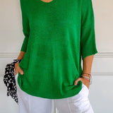 Top de Malla Anna con Cuello en V
