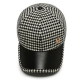 Gorra de Houndstooth Metropolitana