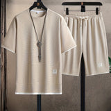 Conjunto de Lounge de Tejido Waffle