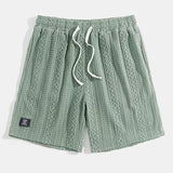 Shorts de Lounge de Punto con Diseño de Diamante