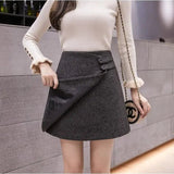 Falda Corta Houndstooth Kensington