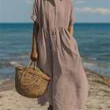 Vestido Camisón Fluido de Algodón Arianne
