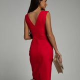 Vestido Entallado Fresia™ con Escote en V