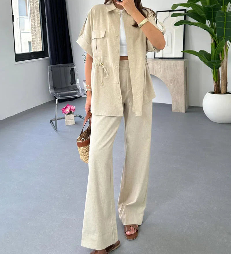 Traje Casual Belen™ de Dos Piezas con Cordón Elegante