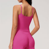 Nexus - Conjunto de Top de Tirantes y Pantalones Cortos de Pierna Ancha para Mujer