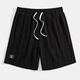 Shorts de Lounge de Punto con Diseño de Diamante