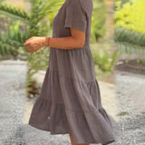 Vestido Ligero Nathalie™ con Escote en Pico