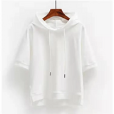 Sudadera con Capucha de Manga Corta Maison