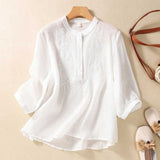 Blusa Bordada Mao Laurienne™