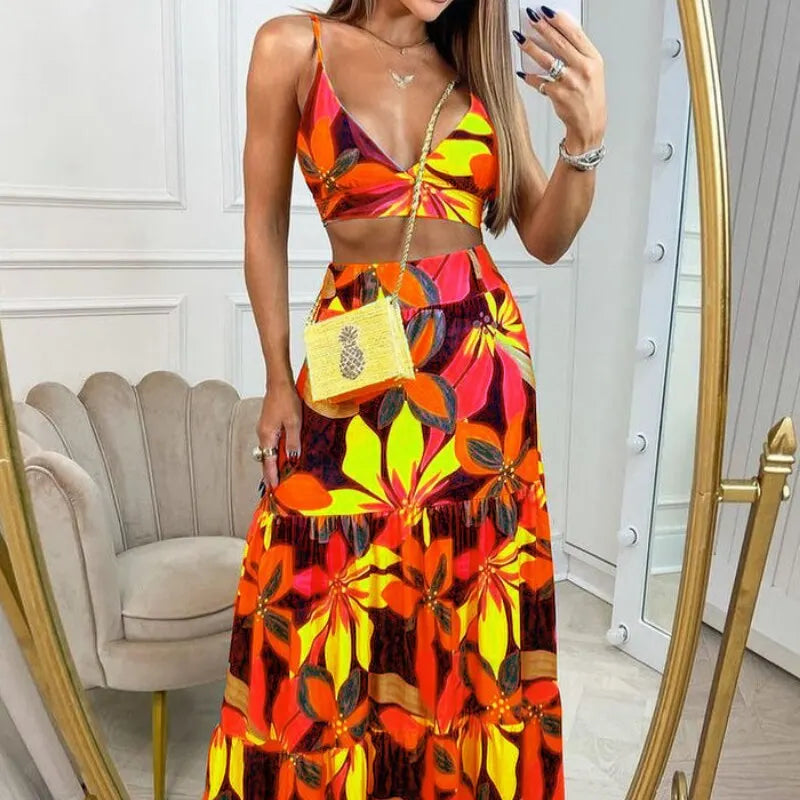 Conjunto de Dos Piezas Sin Mangas Angela™