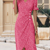 Vestido Floral de Manga Corta Jeanne™