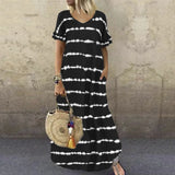 Vestido Largo Koral™ con Cuello en V para Primavera/Verano