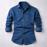 Camisa de Mezclilla de Plata