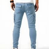Pantalón Cargo Marino Elástico Duvan para Hombre