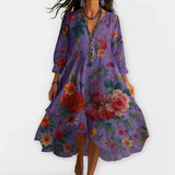 Vestido Floral Vintage Marina