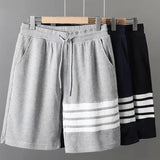Short de Lounge con Rayas Universitarias