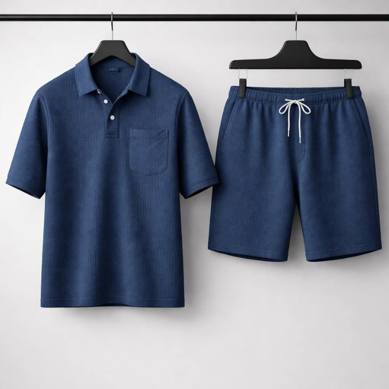 Conjunto de Punto Waffle Carter