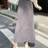 Falda Maxi de Piel Sintética Clairmont