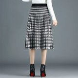 Falda Midi Houndstooth Monroe