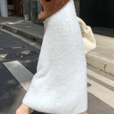 Falda Maxi de Piel Sintética Clairmont