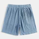 Shorts de Lounge de Punto con Diseño de Diamante