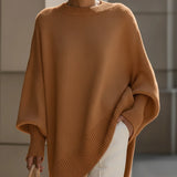 Suéter Poncho Anneta de Gran Tamaño