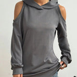 Sudadera Off-Shoulder Essentia