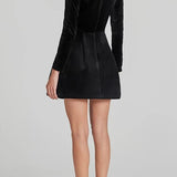 Vestido Corto Elegante de Terciopelo Colette™