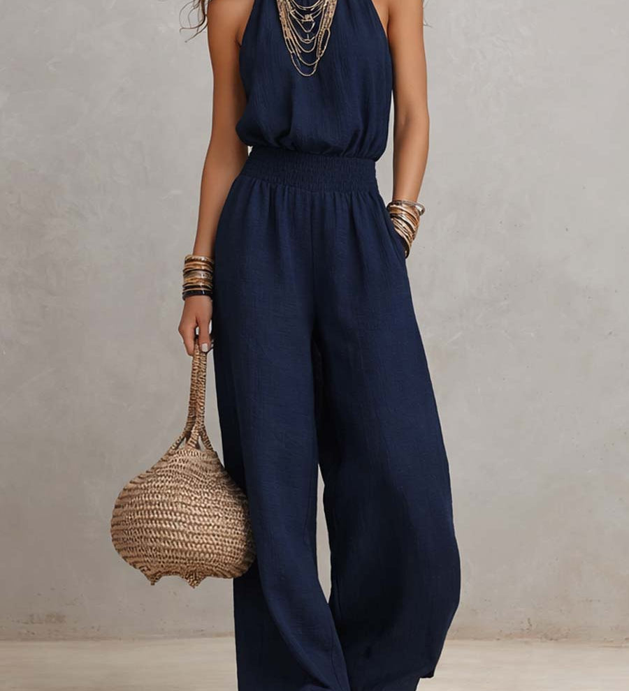Mono Elegante Halter Valeria para Mujer