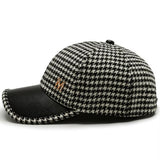Gorra de Houndstooth Metropolitana