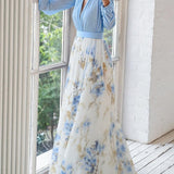 Vestido Largo Floral Camille™
