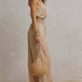 Valeria | Mono Elegante con Cuello Halter para Mujer