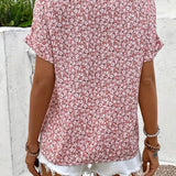 Blusa Elegante con Estampado Floral Verna