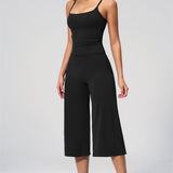 Nexus - Conjunto de Top de Tirantes y Pantalones Cortos de Pierna Ancha para Mujer