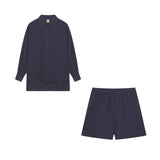 Maude | Conjunto elegante de blusa y pantalones cortos