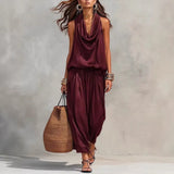 Simona | Conjunto de dos piezas: blusa y pantalones para mujer