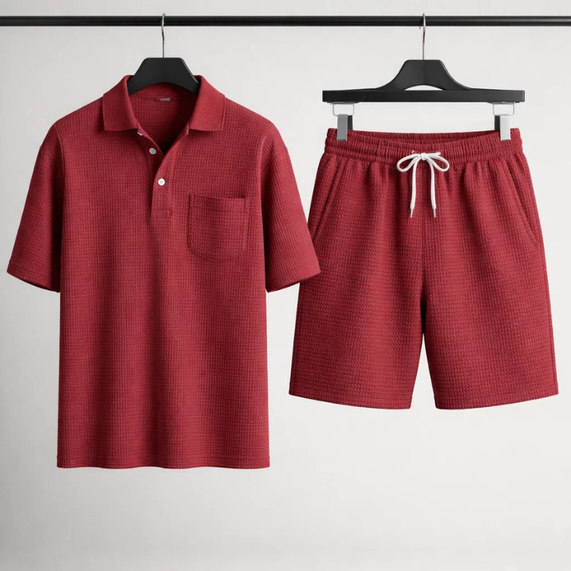 Conjunto de Punto Waffle Carter